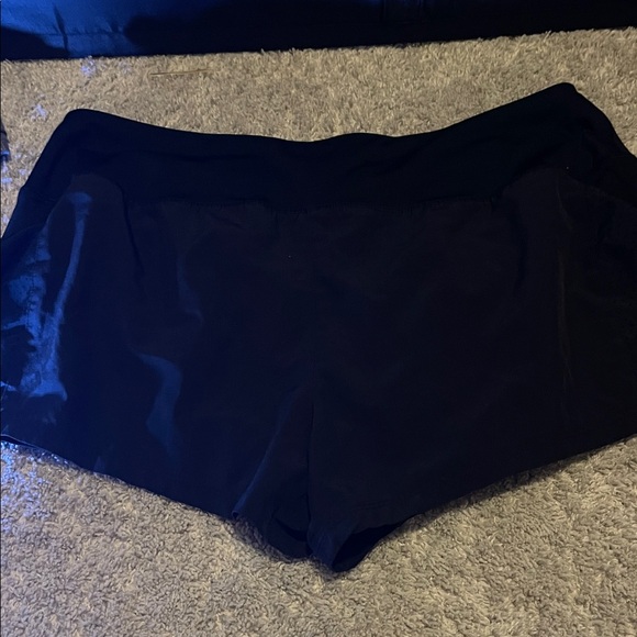 3/$30 Nike Women's Black and Silver Athletic Shorts - Picture 5 of 6